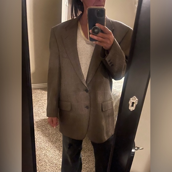 Vintage Burberry Blazer Unisex - Picture 1 of 12